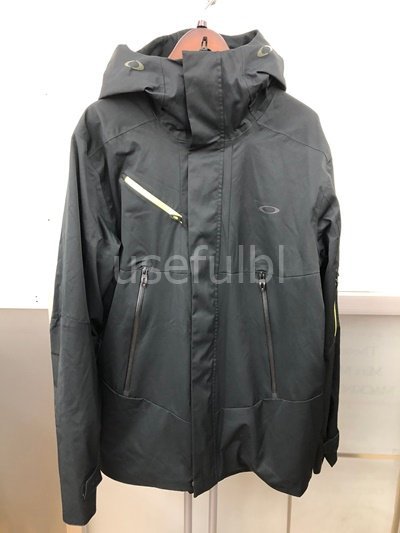 【OAKLEY】オークリー　上着　コート　ジャケット　ロング　メンズ　Lサイズ　黒　ブラック　SY01-HJ7＊