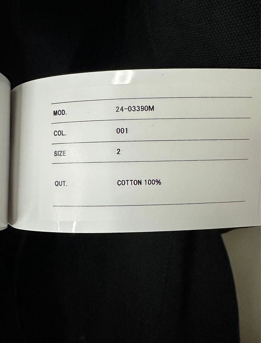 sacai×Carhartt WIP Reversible Duck Coat BLACK サイズ2 新品未 sacai×Carhartt WIP Reversible Duck Coat BLACK サイズ2 新品未