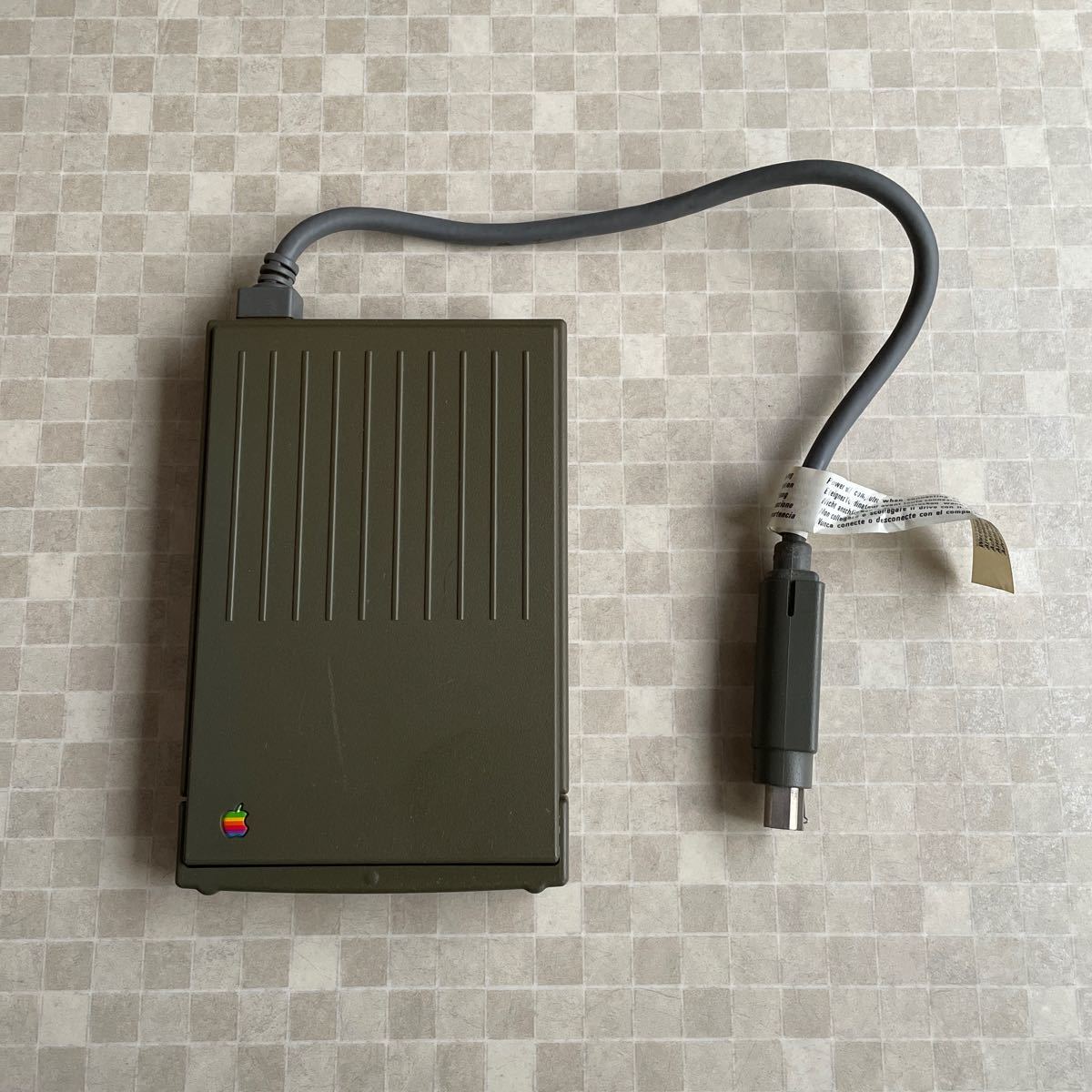 ジャンク品/Macintosh HDI-20 External 1.4MB Floppy Disk Drive/Apple Computer/1991_画像1