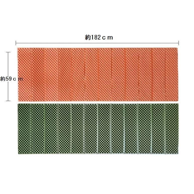 キャンピングマット (パープル) マット キャンプ 折りたたみ レジャーシート 182cm×59cm XPEフォーム 防湿 車中泊 キャンプ 防災 LB-180_画像5