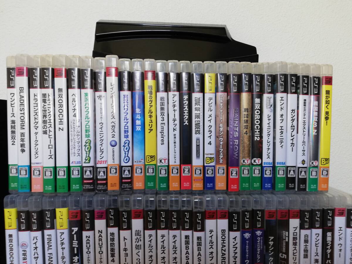 PS3 本体 CECH-2000A ソフト 50本以上 500GB 縦置きスタンド PS3 本体 CECH-2000A ソフト 50本以上 500GB 縦置きスタンド