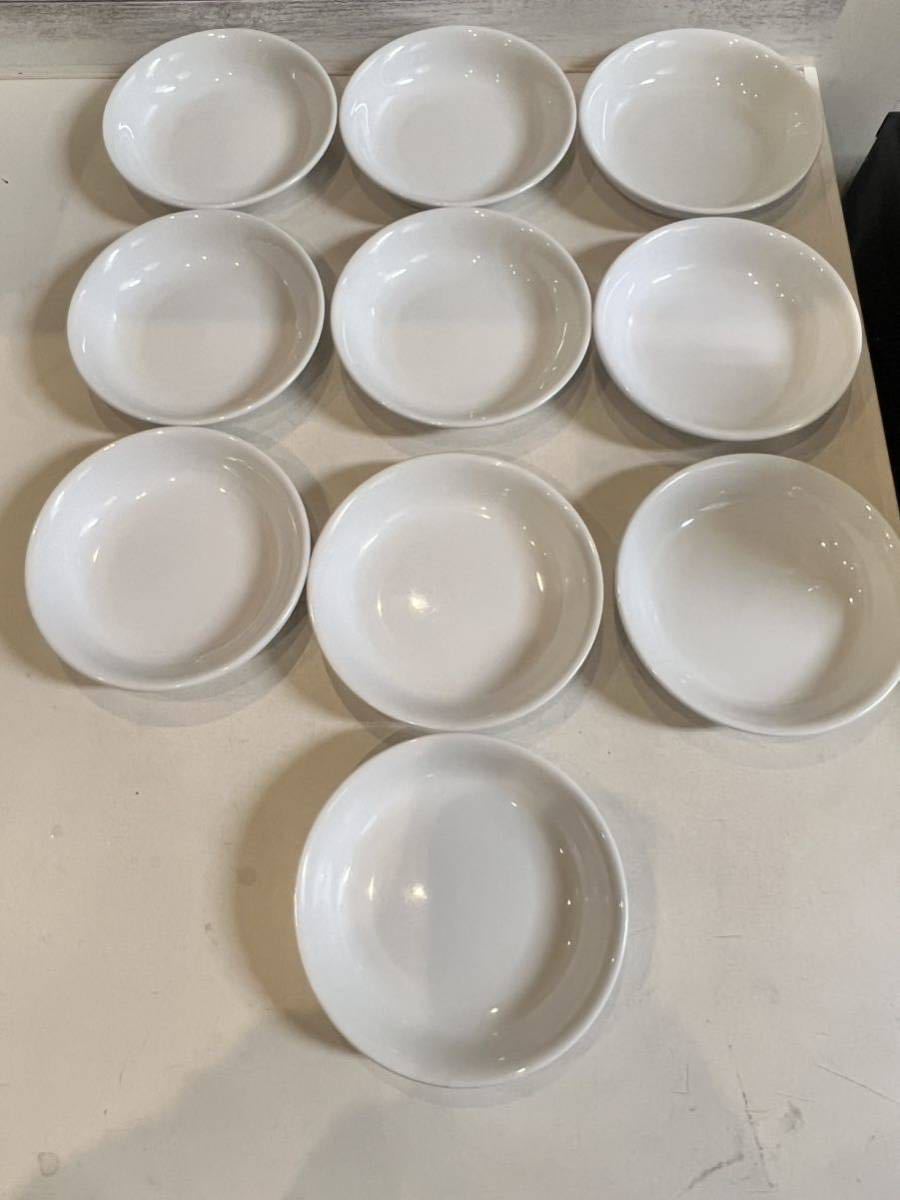 白 小皿 銘々皿 取り皿 10枚セット ベリー皿 白い食器 飲食店などにの画像1