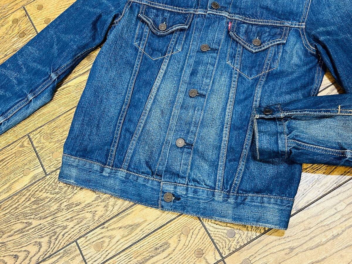 A2830 リーバイス Levis◆デニム ジャケット/ジージャン メンズS インディゴ ソフト生地  美品の画像4