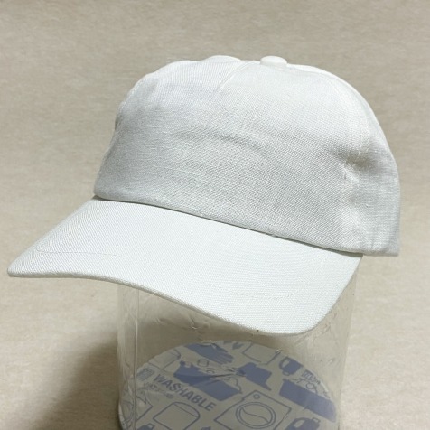 新品即決◆FURLA フルラ キャップ UV対策◆麻/リネン/帽子/白ホワイト_画像1