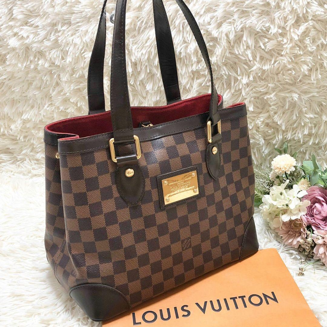 1円～【美品】ヴィトン　ダミエ　ハムステッド　トートバッグ　N51205　Louis Vuitton　Vuitton　ショルダーバッグ