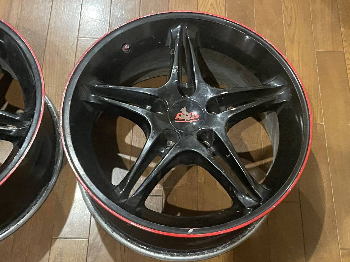 ヨコハマ YOKOHAMA AVS VS-5 VS5 17中古 2本 17インチ 8.0JJ + 32 5H PCD 114.3 ホイール 17×7JJ+32_画像3