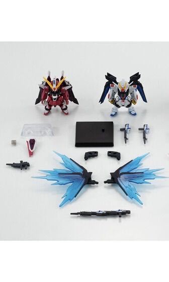 FW GUNDAM CONVERGE 機動戦士ガンダムSEED DESTTINY 2体セット ストライクフリーダム インフィニットジャスティス コンバージ_画像1