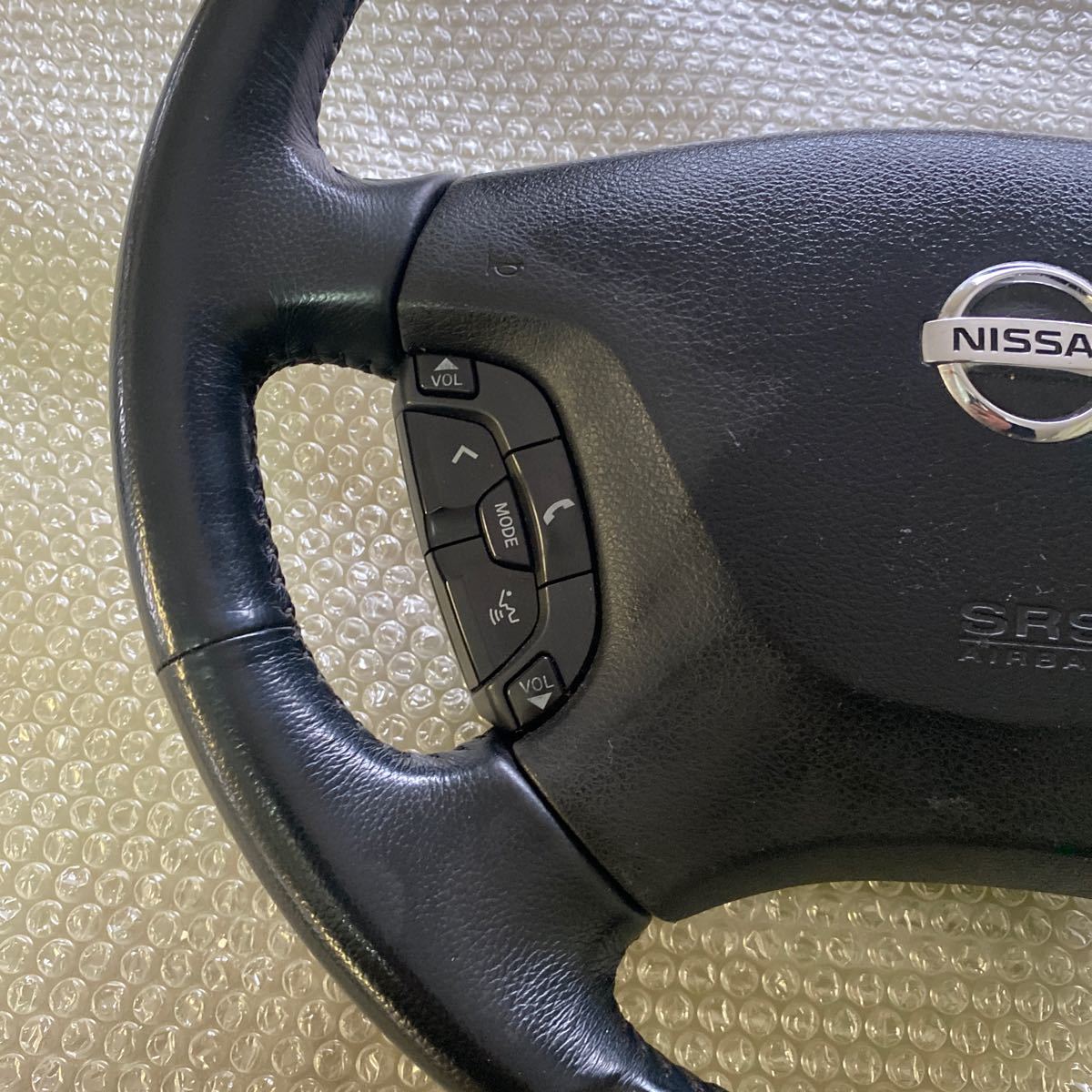  Nissan Elgrand ME51 steering wheel steering gear original steering wheel leather wood combination middle period type 