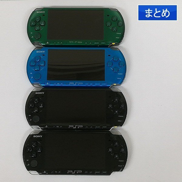 gZ082a [動作未確認] SONY PSP-3000 本体のみ ブラック ブルー グリーン 計4点 | ゲーム S_画像1