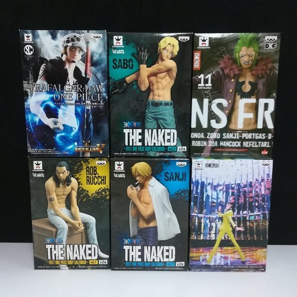 mO848c [未開封] ONE PIECE THE NAKED サンジ サボ ルッチ CREATOR×CREATOR ボン・クレー 他 | ワンピースフィギュア T_画像1