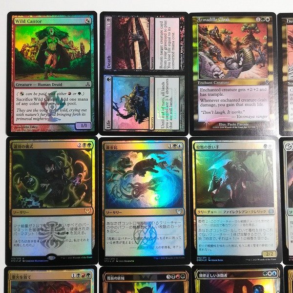 sB364q [まとめ] MTG 金 Foil 計50枚 Wild Cantor Life Death Armadillo Cloak Hull Breach 威厳あるゴルゴン、ヴラスカ 他_画像3