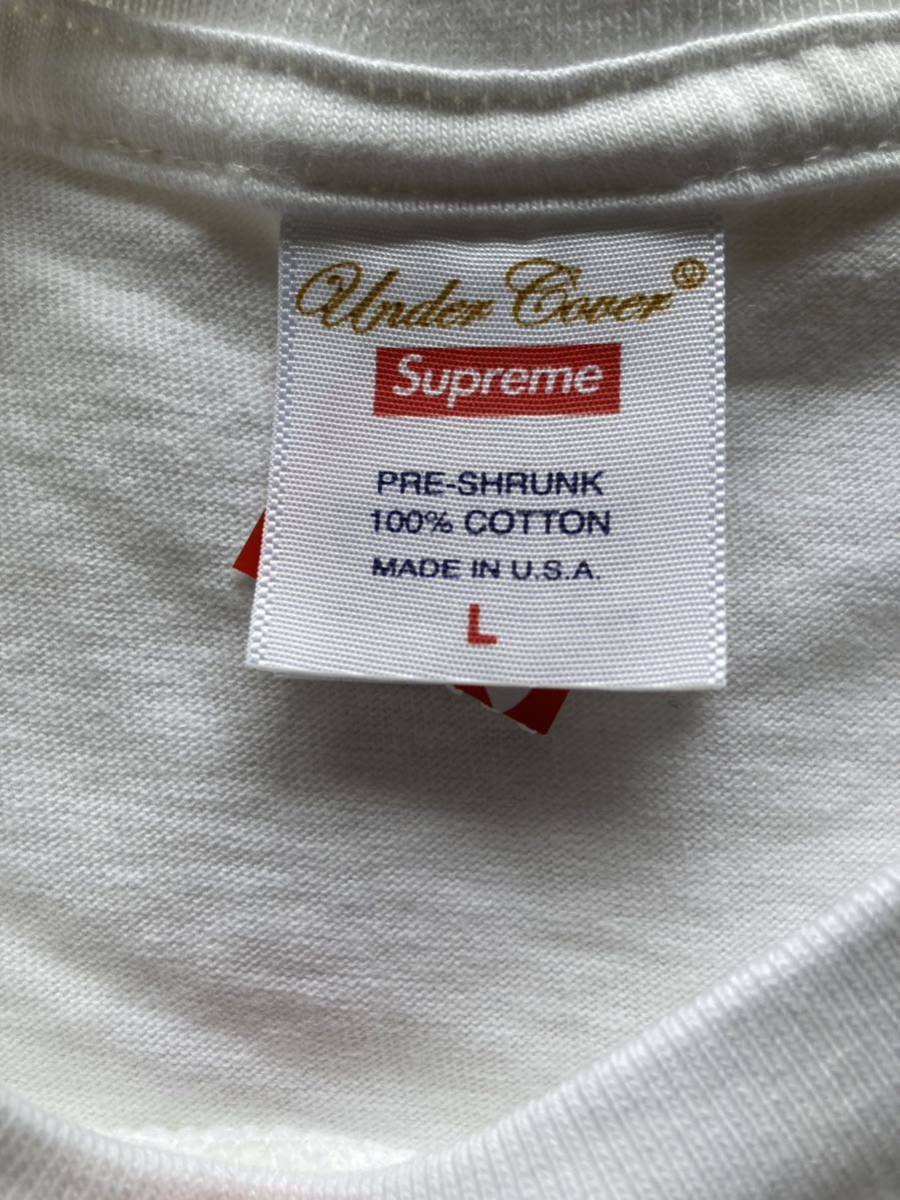 23SS 新品 SUPREME シュプリーム UNDERCOVER LUPIN TEE Tシャツ カットソー ルパン アンダーカバー WHITE L ホワイト 白 Tee Supreme