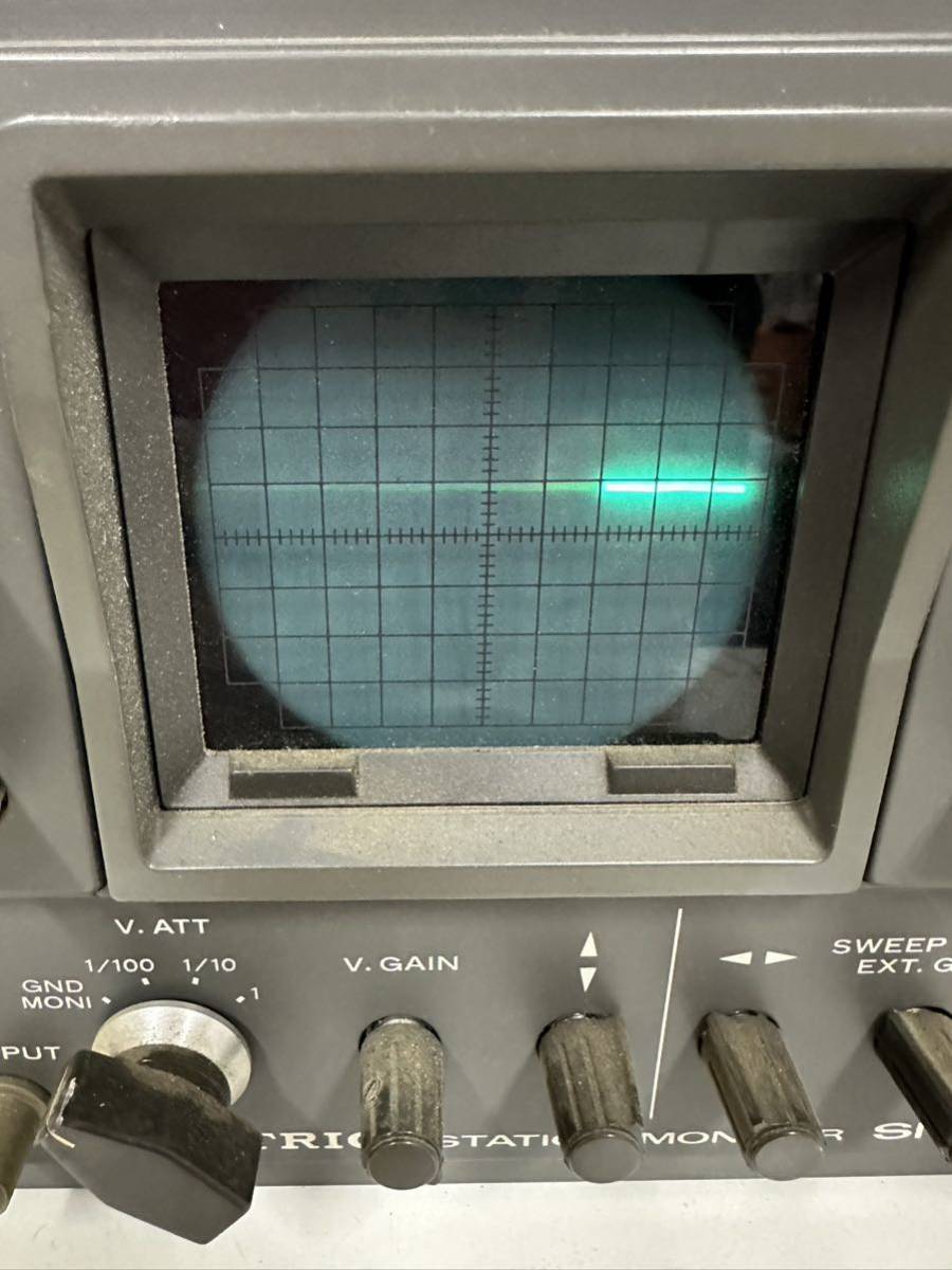 TRIO トリオ SM-220 ステーションモニター オシロスコープ 通電のみ確認済み アマチュア無線 ※電源ケーブルは付属しませんの画像2