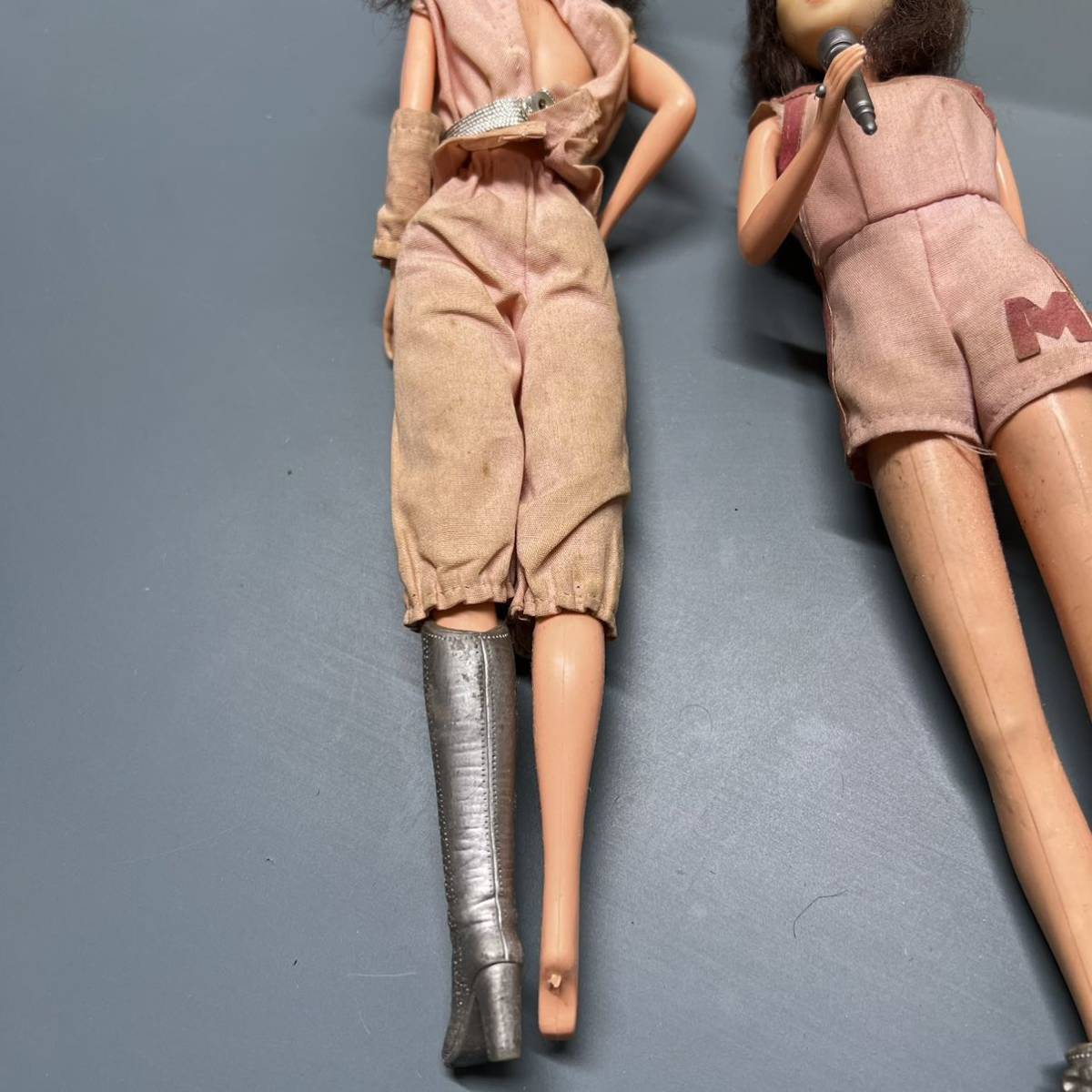 アサヒ玩具 ピンクレディー 人形 フィギュア　着せ替え人形2体セット ミー ケイ 昭和レトロ 当時物 高さおよそ29cm_画像6
