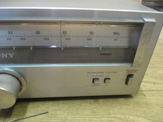  Showa Retro SONY Sony ST-313 FM/AM program tuner (E)