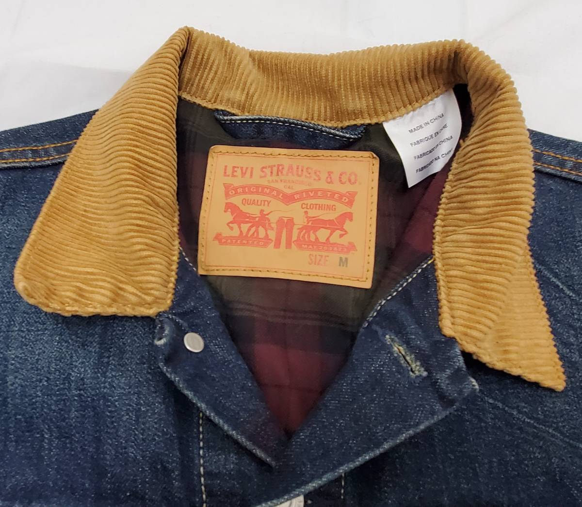 ◆◇中古品　Levi's　リーバイス　デニム　ジャケット　Mサイズ　S40116　AA386-169◇◆_画像4