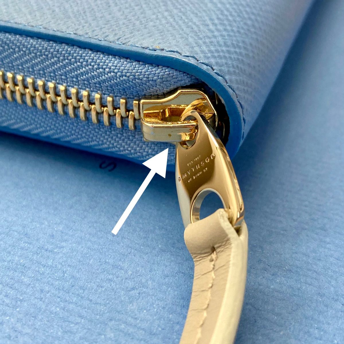 未使用(訳あり)】SMYTHSON スマイソン Panama ジップウォレット 未使用(訳あり)】SMYTHSON スマイソン Panama ジップウォレット
