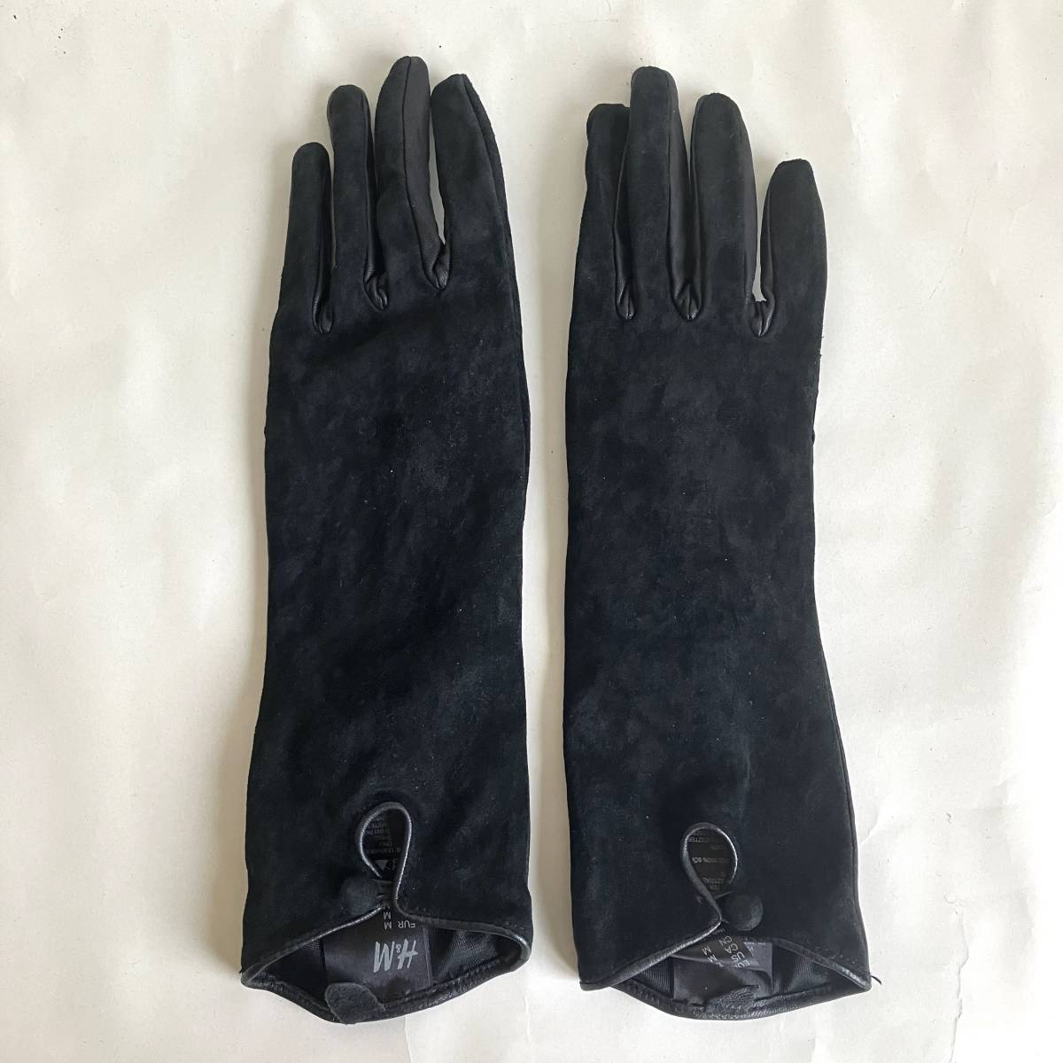 H&M| leather | gloves | long |S~M size 