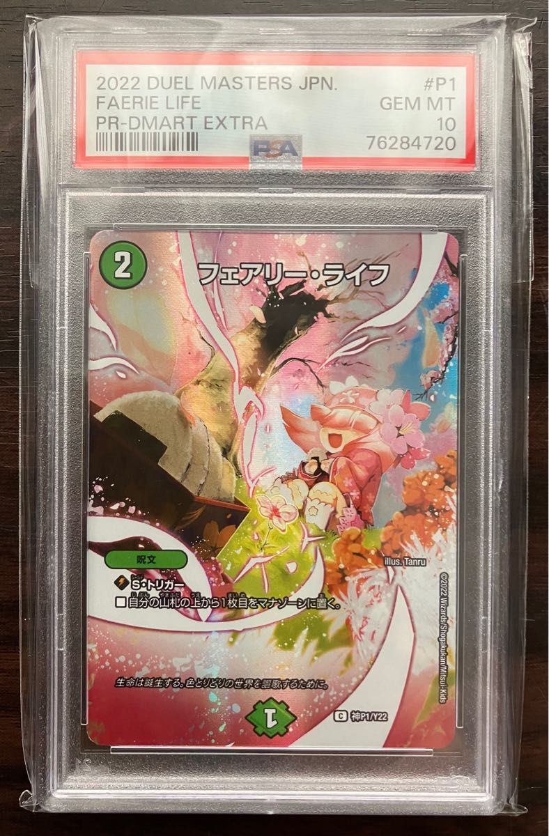 PSA10 デュエルマスターズ フェアリー・ライフ　神アート 春