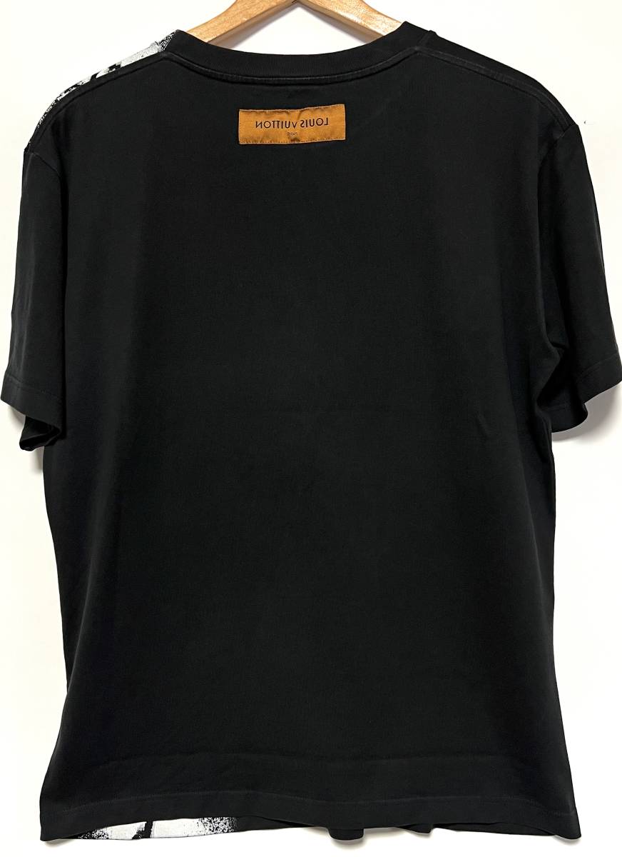即完売 2019年 メンズ 人気 ルイヴィトン ヴァージル アブロー LV チェーン 半袖 Tシャツ M LOUIS VUITTON ブラック 黒 カットソー の画像5
