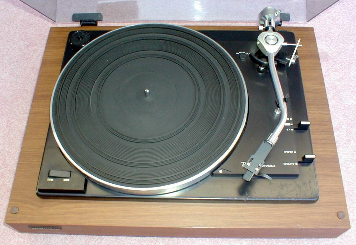 Technics SL-29 Full Automatic Belt Drive Record Player 動作・出力OK！ 新品ベルト テクニクス フルオート ターンテーブル 50Hz地域専用_画像4