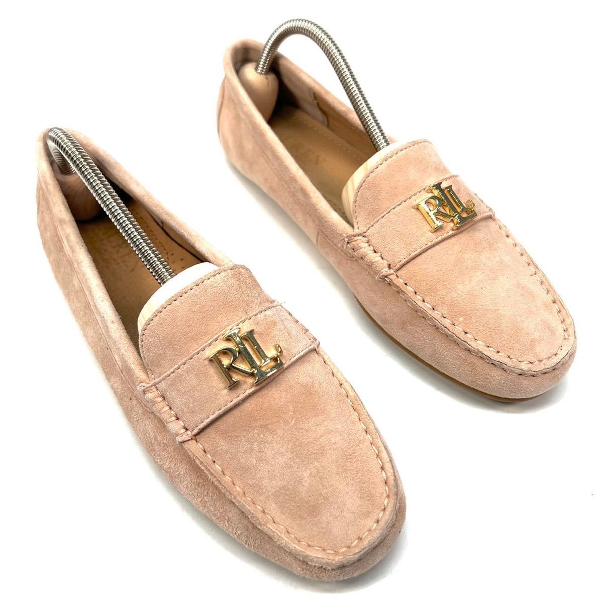 RALPH LAUREN Ralph Lauren driving shoes suede US6.5 23.5cm lady's prompt decision 