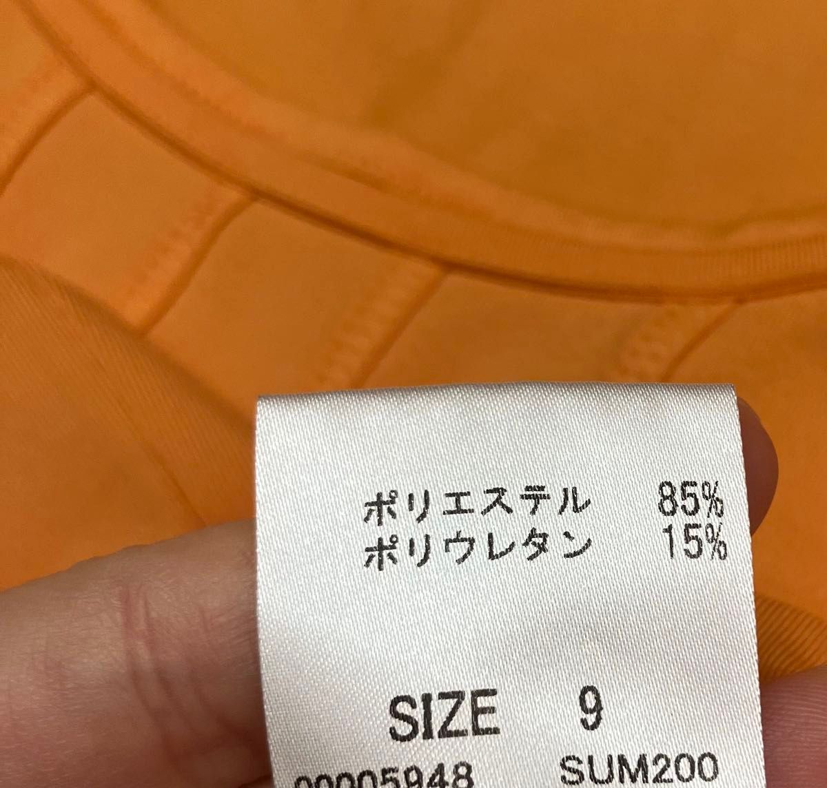 美品　コシノ　ヒロコ　Essentiel HIROKO BIS オレンジ　トップス　ビス　9  Tシャツ カットソー　レディース　