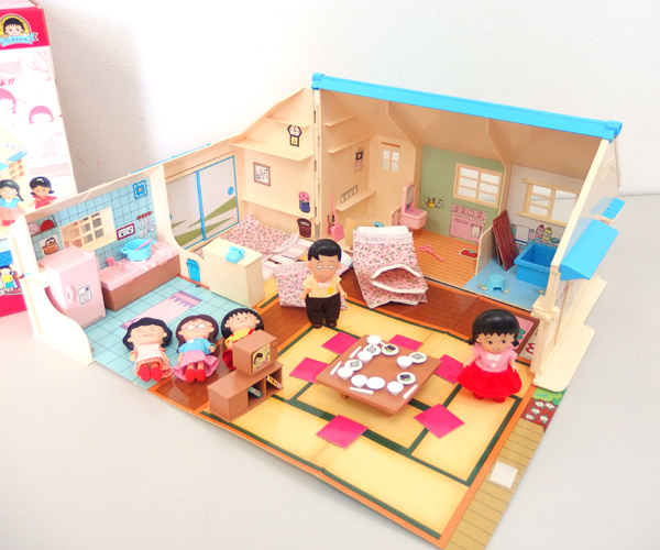  Takara ... серп кама . Chan дом Chibi Maruko-chan кукла 5 body фигурка house .. Chan world Sakura ... Sapporo город 