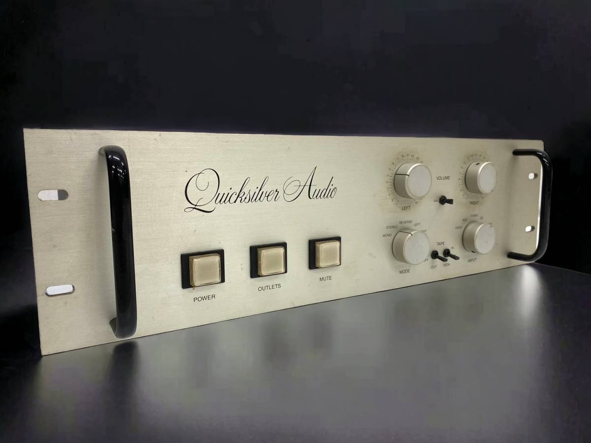 1E5S★QUICKSILVER AUDIO/クイックシルバー★ プリアンプ 真空管 PREAMP オーディオ機器 ジャンク_画像1