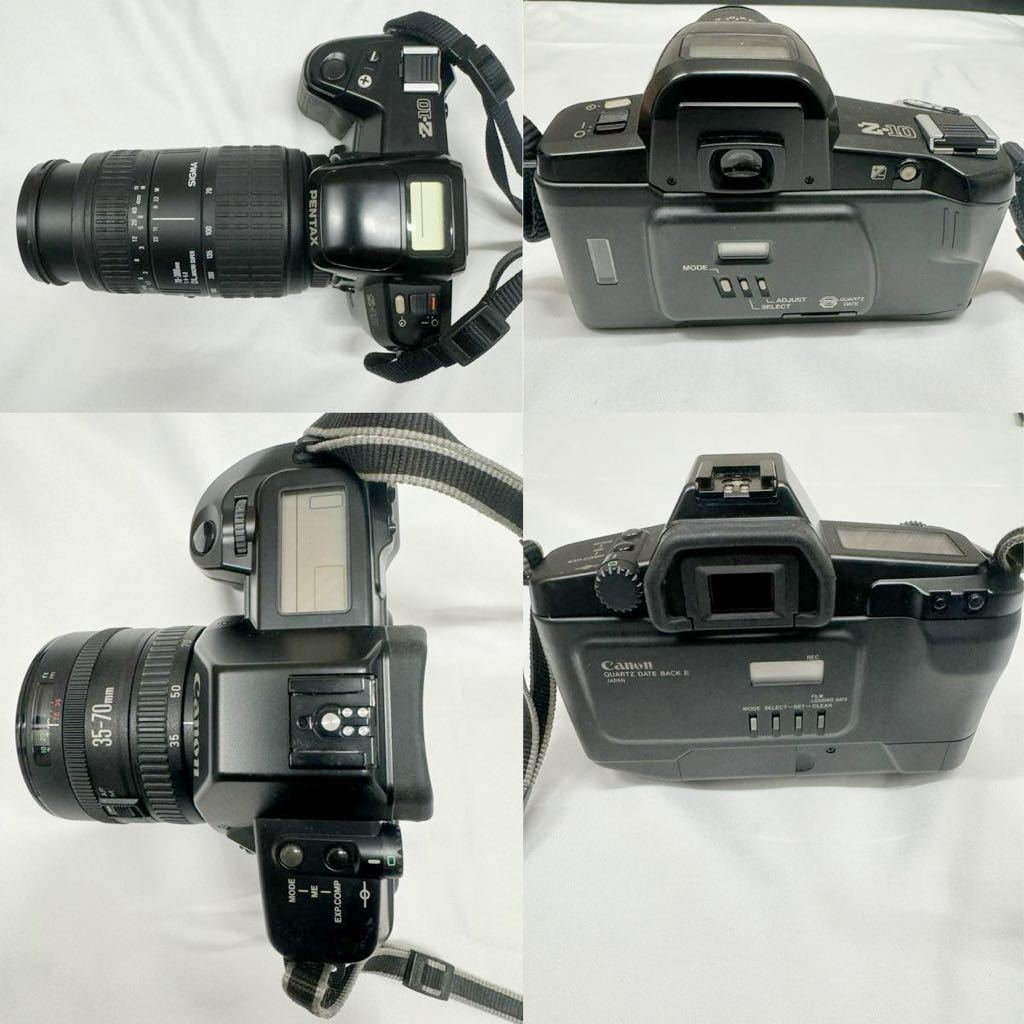 カメラまとめ4個セット PENTAX Z-10 Canon EOS 630 MINOLTA α 3xi α SweetⅡ L フィルムカメラ レンズセット【k2857】_画像6
