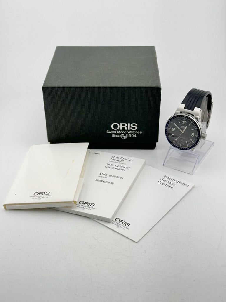 ORIS オリス ウィリアムズ メンズ 自動巻き 腕時計 27-49367 箱付き 稼働品【k2914】
