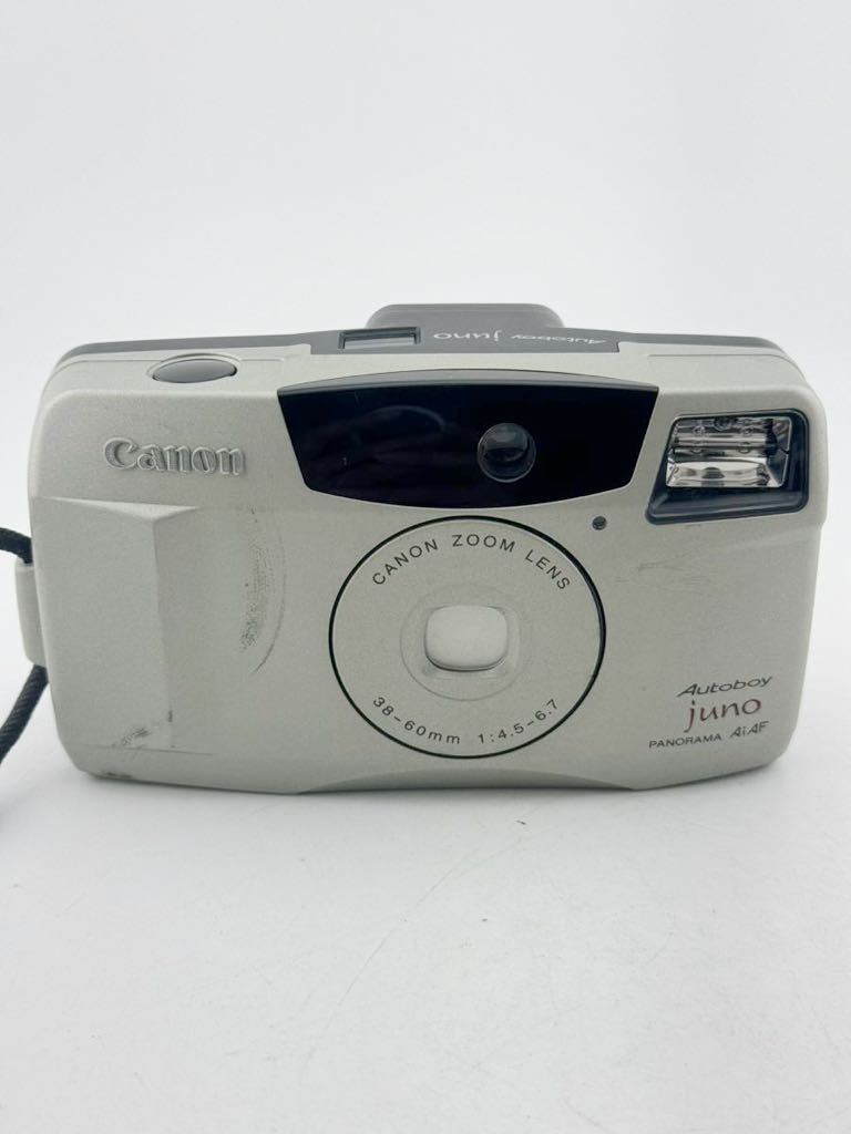 Canon Autoboy juno PANORAMA AiAF コンパクトフィルムカメラ LENS 38-60mm 1:4.5-6.7 通電確認済【k2968-m3】_画像3
