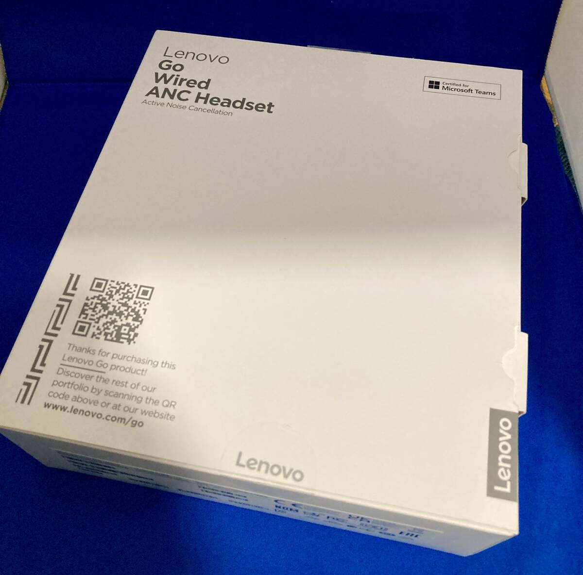 [送料無料] 美品 Lenovo Go USB Type-C アクティブノイズキャンセリング ヘッドセット/市場価格13800円_画像4