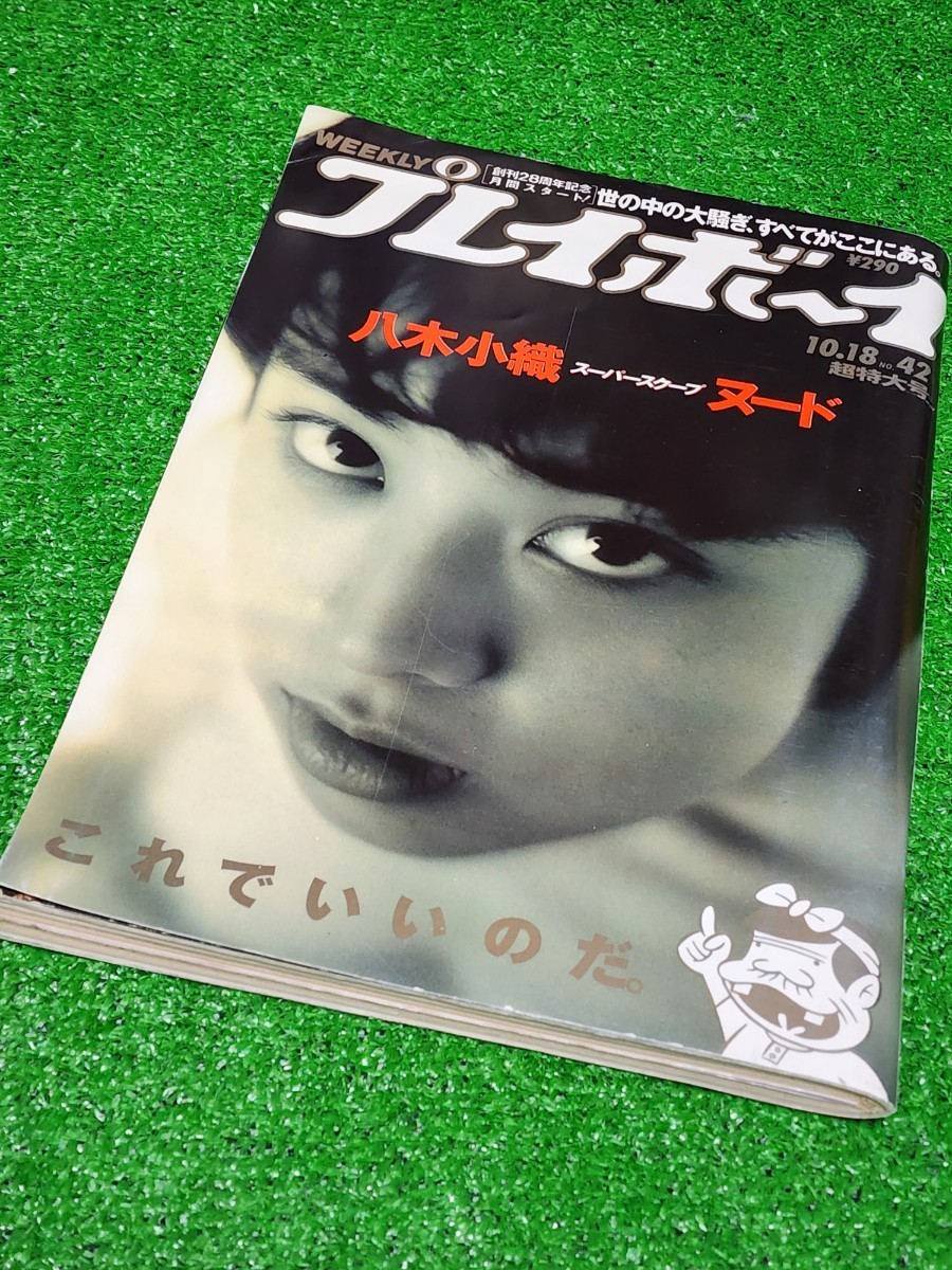 週刊プレイボーイ 1994年10月18日号 スクープNUDE・八木小織(八木さおり) 辺見えみり 小松みゆき 槍田直美 南小百合 イチローの画像10