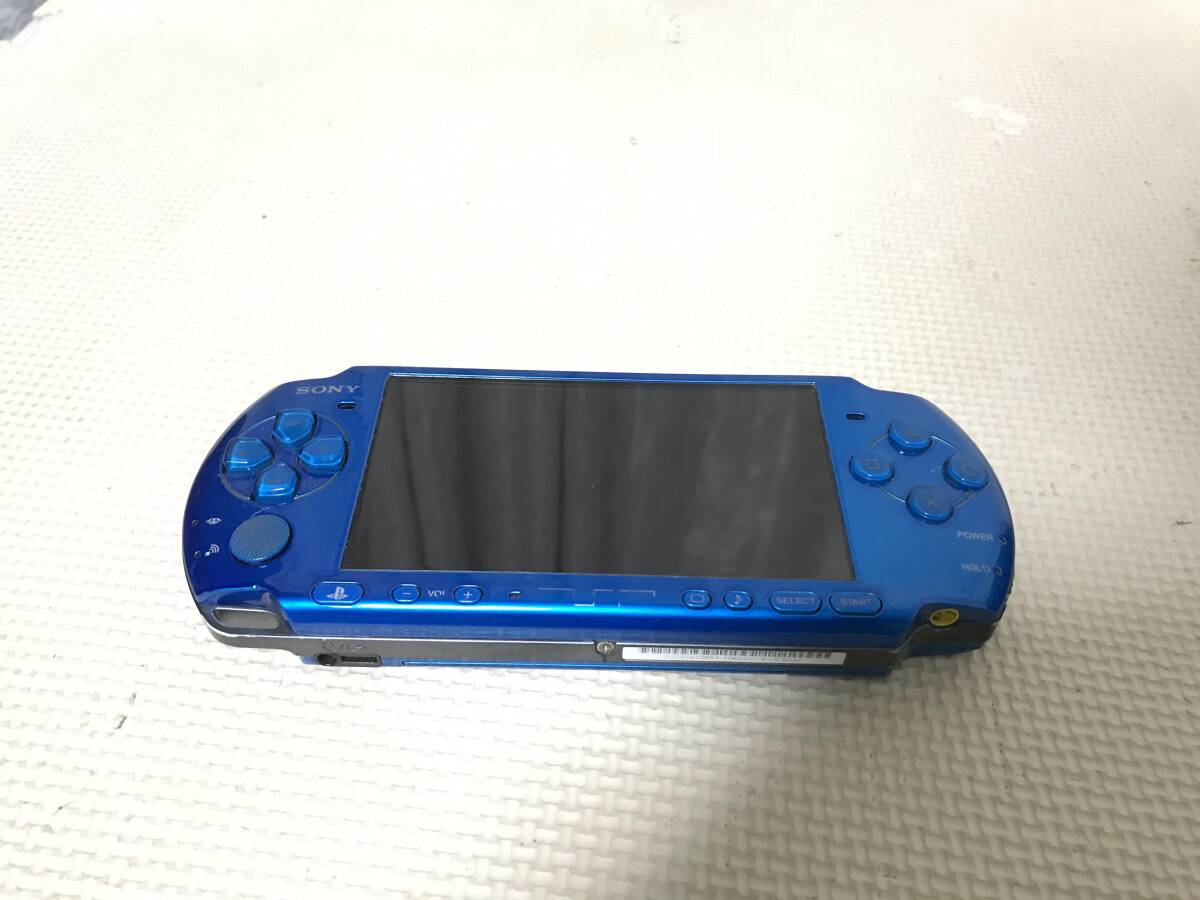 M2032 SONY PSP-3000 プレイステーションポータブル 本体 ブルー