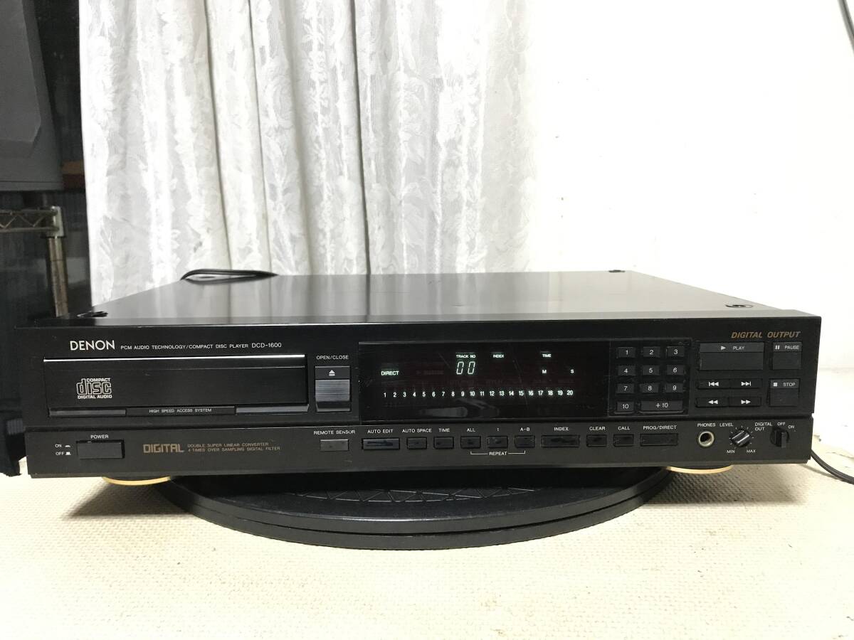 M2034　DENON DCD-1600 CDプレーヤージャンク品　全国送料無料_画像1