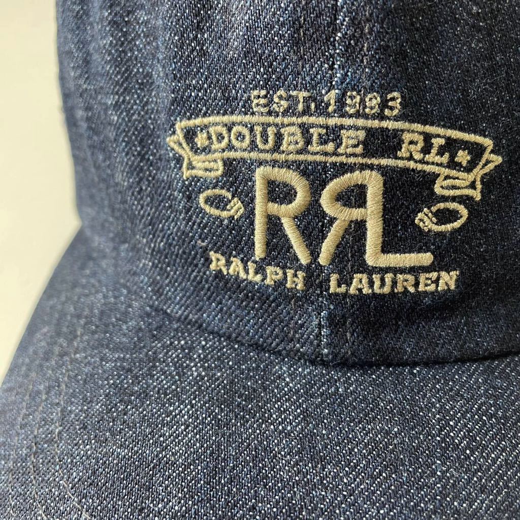 【表参道限定/Limited Edition】RRL “Denim Trucker Cap” キャップ 帽子 デニム リミテッドエディション  Ralph Lauren ヴィンテージ