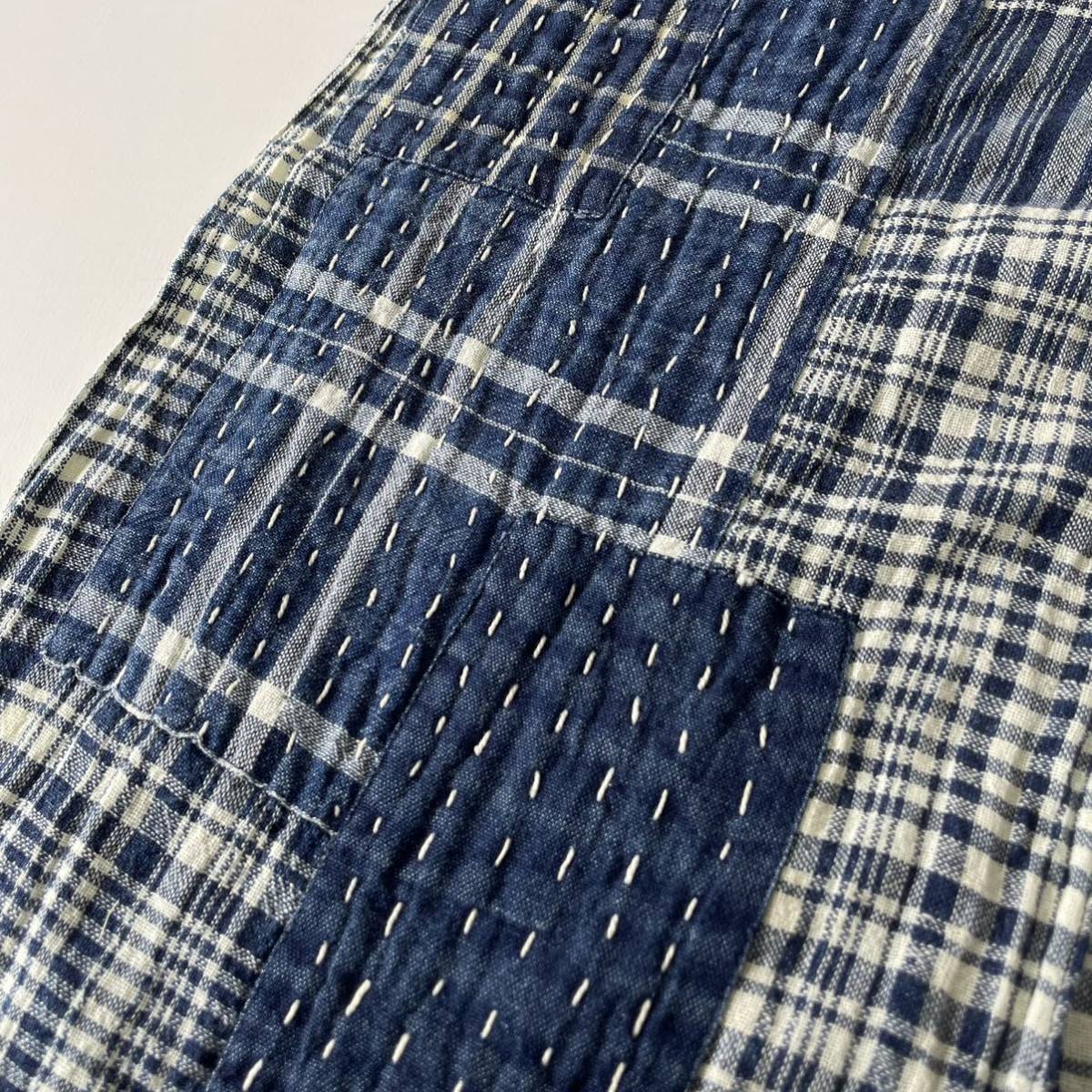 希少】RRL “Indigo Patchwork Scarf” 刺子 インディゴ パッチ 希少】RRL “Indigo Patchwork Scarf” 刺子 インディゴ パッチ