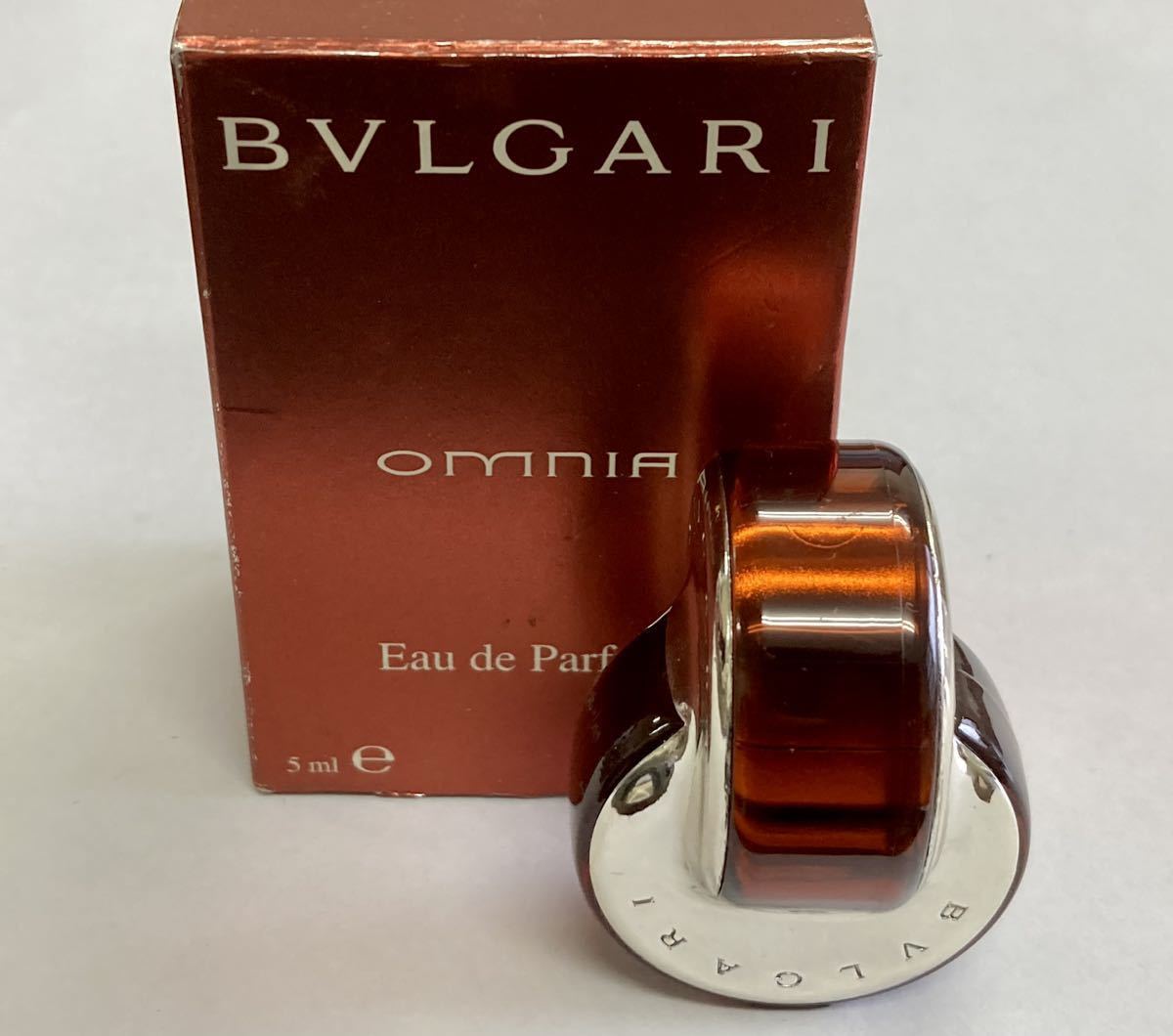 TH unused BVLGARY Homme niaBVLGARI OMNIA 5ml Mini perfume o-do Pal fam storage goods 