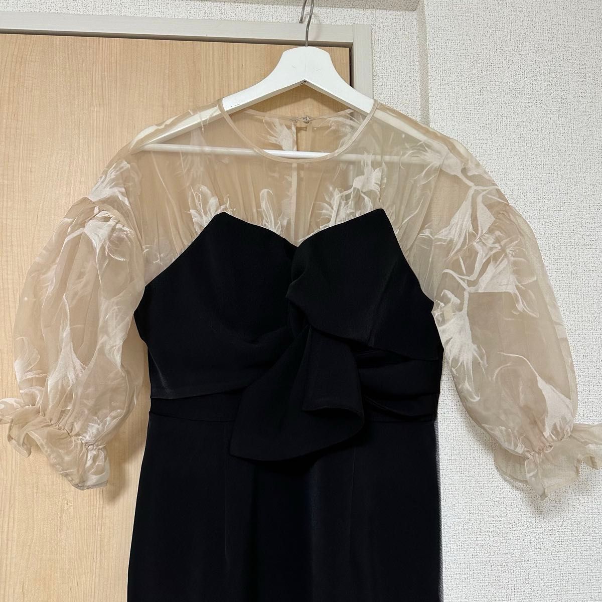 Acka sheer puff dress(black)シアーパフドレス|Yahoo!フリマ Acka sheer puff dress(black)シアーパフドレス|Yahoo!フリマ