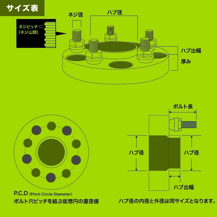 メルセデスベンツ Gクラス W463 1990-2018 ハブ付きワイトレ 2枚 厚み15mm 品番W44の画像3