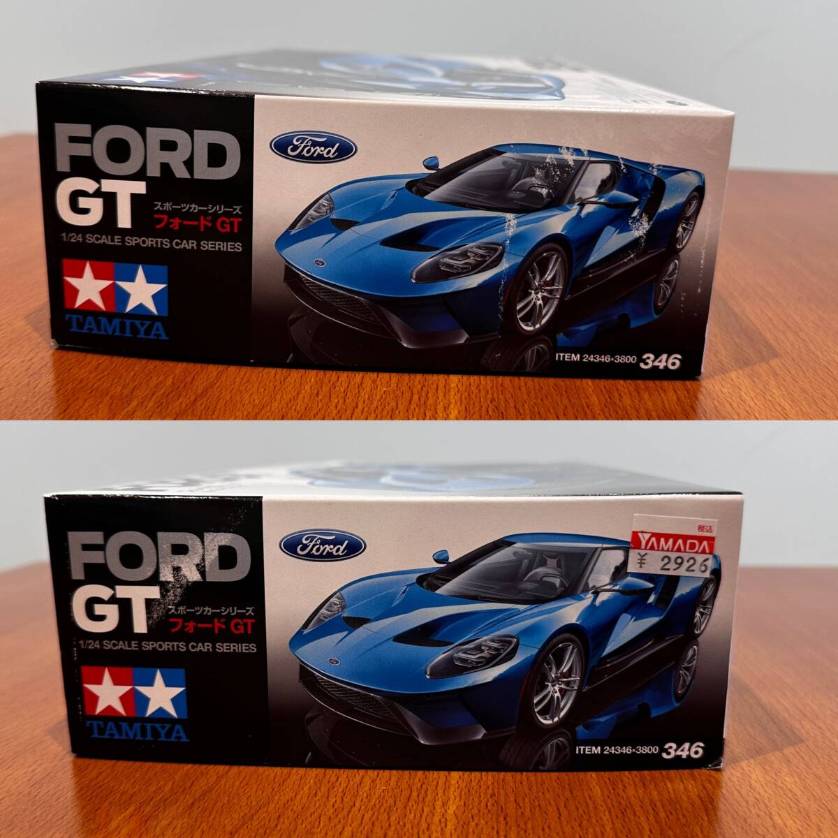 [M2-2]【未使用保管品】タミヤ FORD GT ディスプレイモデル 1/24 スポーツカーシリーズ 未組立品 フォードGT_画像2