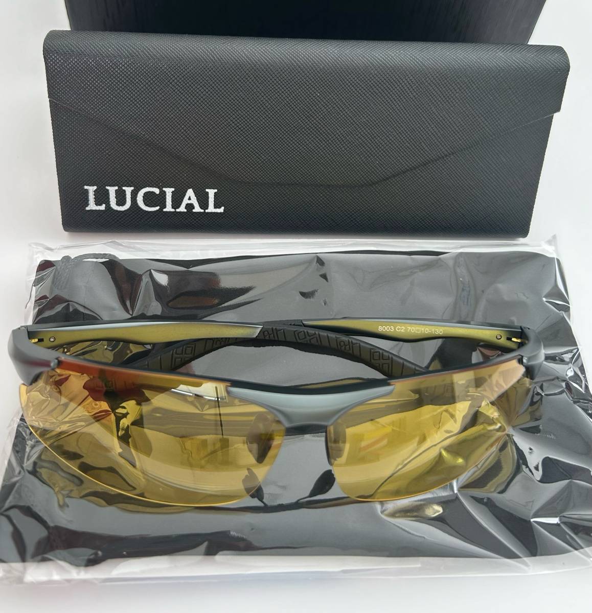 unused postage included super polarized light sunglasses ultrathin lens . diversion sports sunglasses UV400 cut specification fishing running Golf yellow glass 