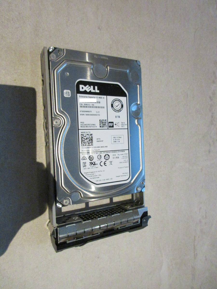 DELL 8TB SAS 3.5インチ　ST8000MN0075　12Gbps 512e 8本_画像1