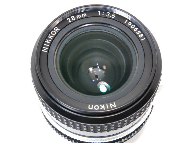 【 中古現状品 】Nikon Ai 28mm F3.5 ニコン 単焦点 レンズ [管NI2227]_画像10
