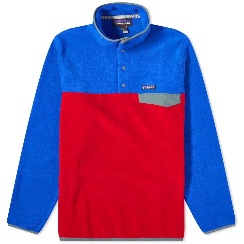 パタゴニア patagonia lightweight ライトウェイト synchilla シンチラ snap-t スナップT pullover プルオーバー L 新品　未使用　送料無料