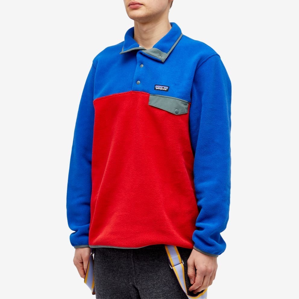 パタゴニア patagonia lightweight ライトウェイト synchilla シンチラ snap-t スナップT pullover プルオーバー L 新品　未使用　送料無料