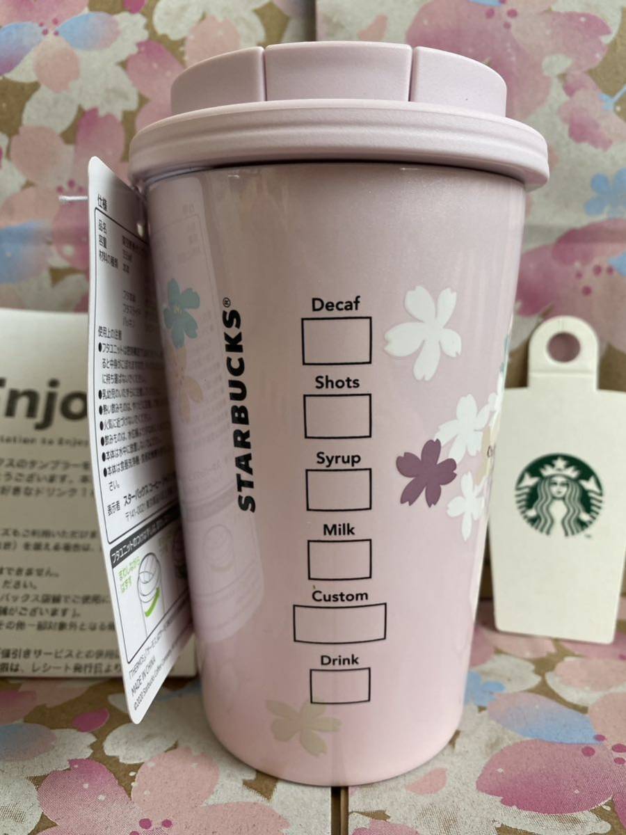 STARBUCKS スターバックス　SAKURA2021ステンレスTOGOカップタンブラーピンクブレス355ml スタバ　桜さくら　ボトル_画像2