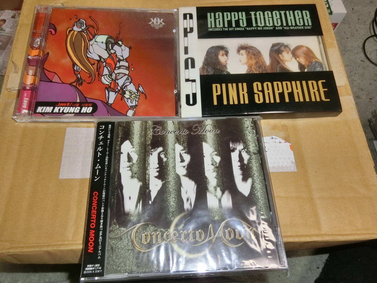 日本、韓国のヘヴィメタル 中古盤3枚 KIM KYUNG HO,PINK SAPPHIRE,CONCERTO MOONの画像1