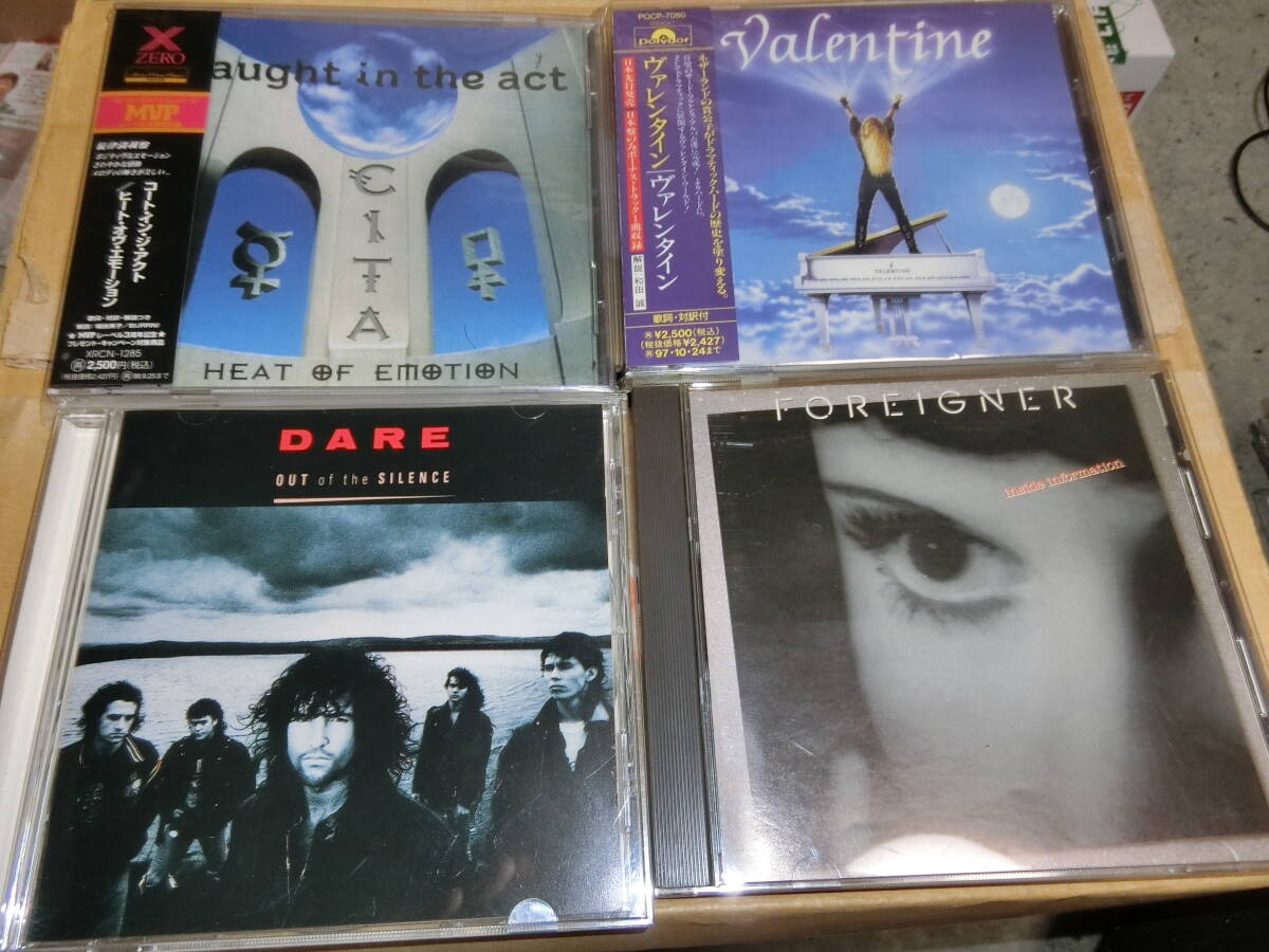 HR/HM 中古盤４枚セット Caught in the act,Valentine,DARE(これのみ輸入盤),FOREIGNER_画像1